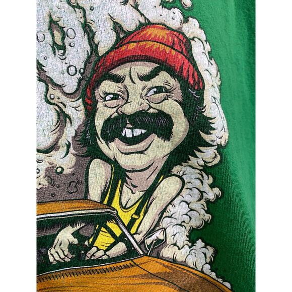 Cheech and Chong Green Up in Smoke T Shirt Large - Picture 7 of 9